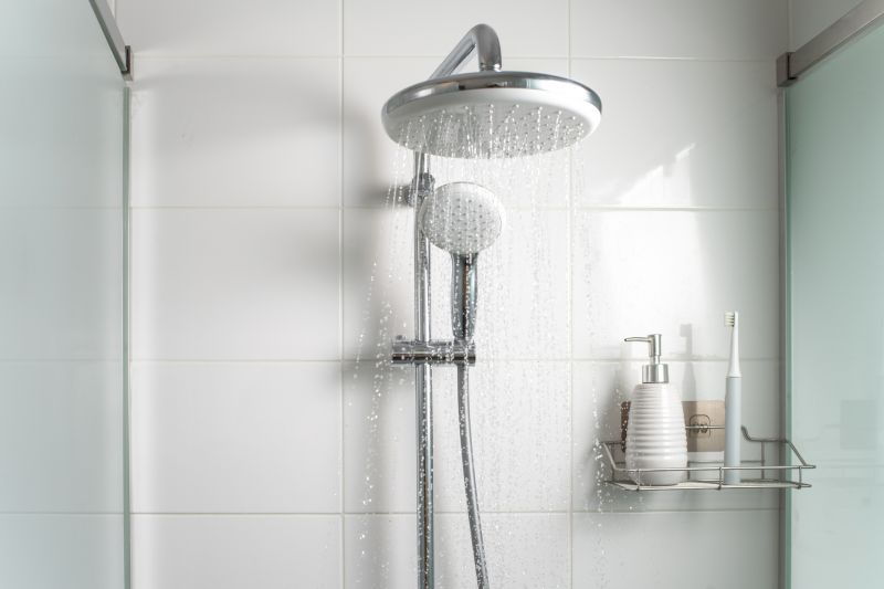 Modern Shower with Rain Head